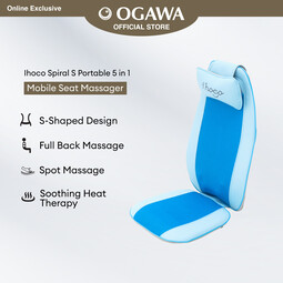 [Apply Code: 6TT31]Ihoco Spiral S Portable 5 in 1 Mobile Seat Massager*